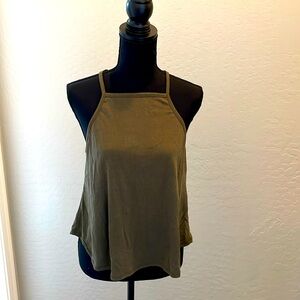 Lulus green ribbed top